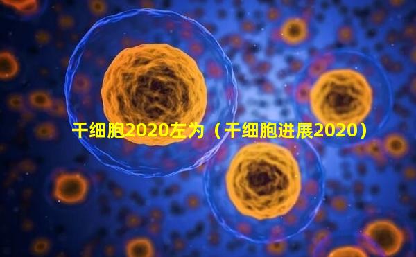 干细胞2020左为（干细胞进展2020）