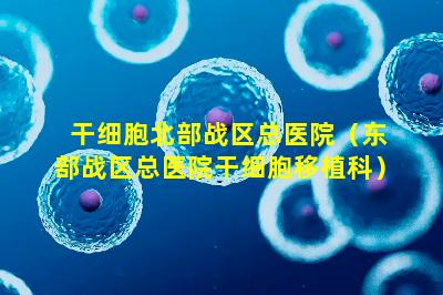 干细胞北部战区总医院（东部战区总医院干细胞移植科）