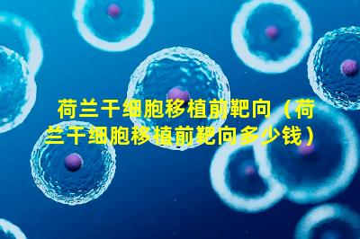 荷兰干细胞移植前靶向（荷兰干细胞移植前靶向多少钱）
